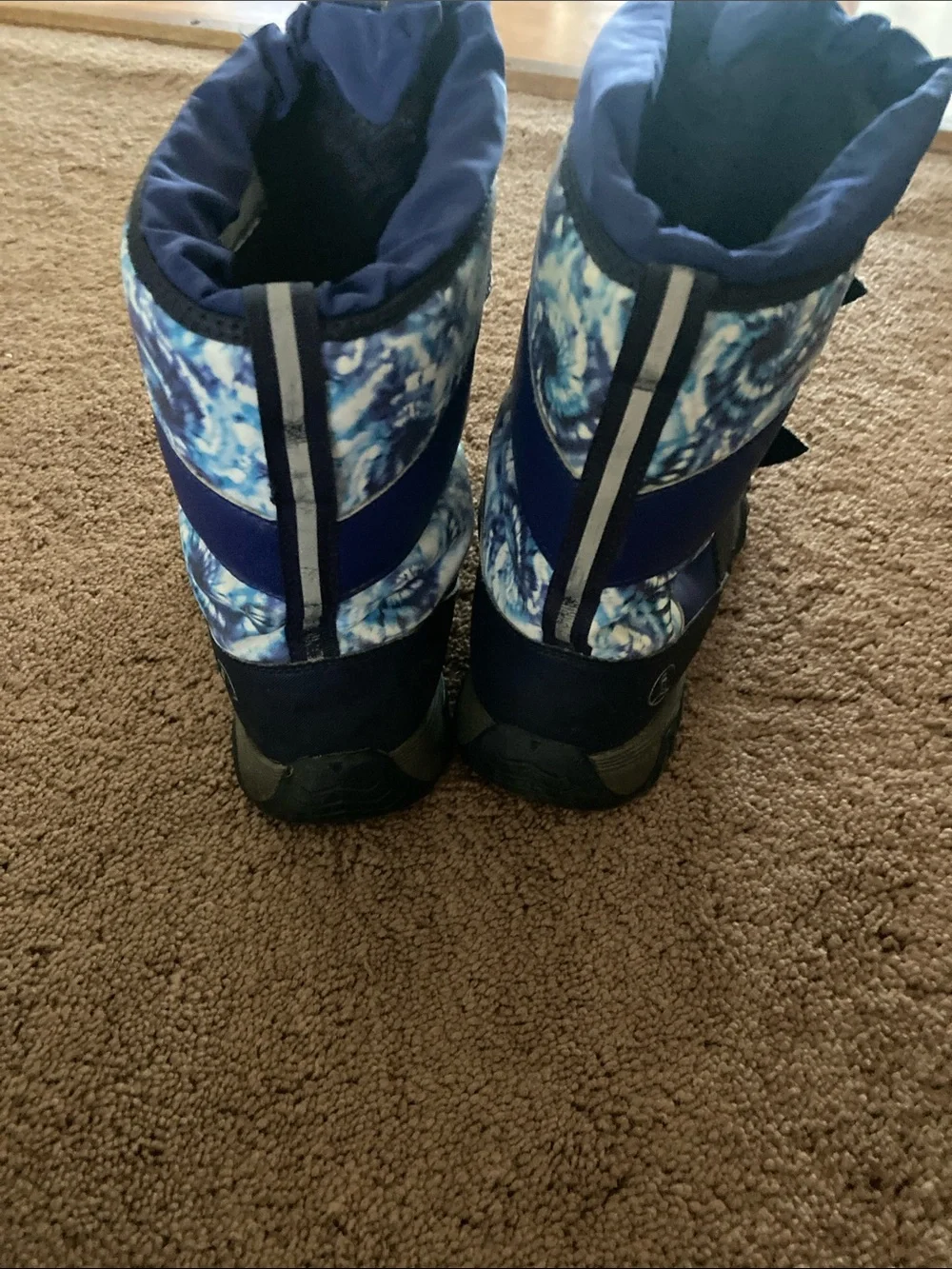 Lands End blue black